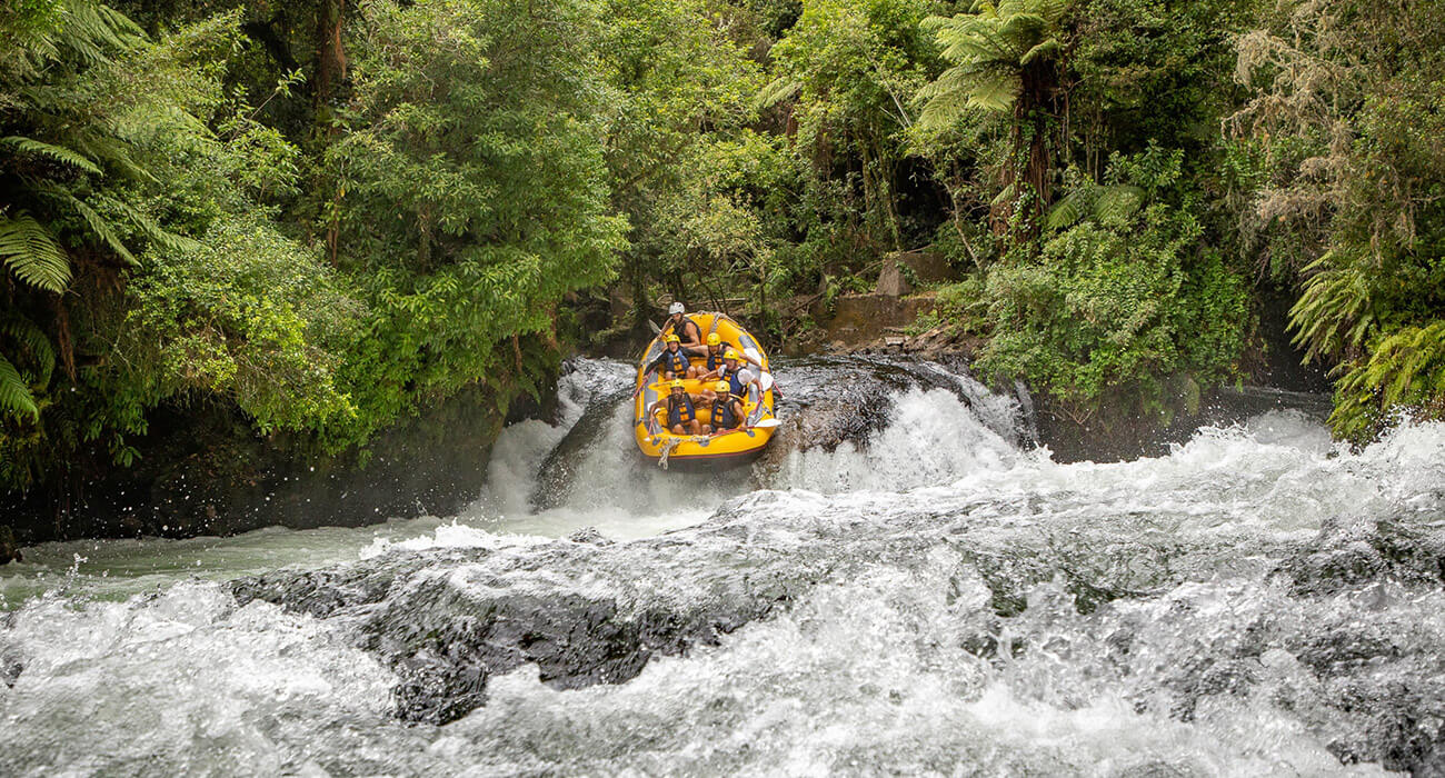 Rafting on the Kaituna