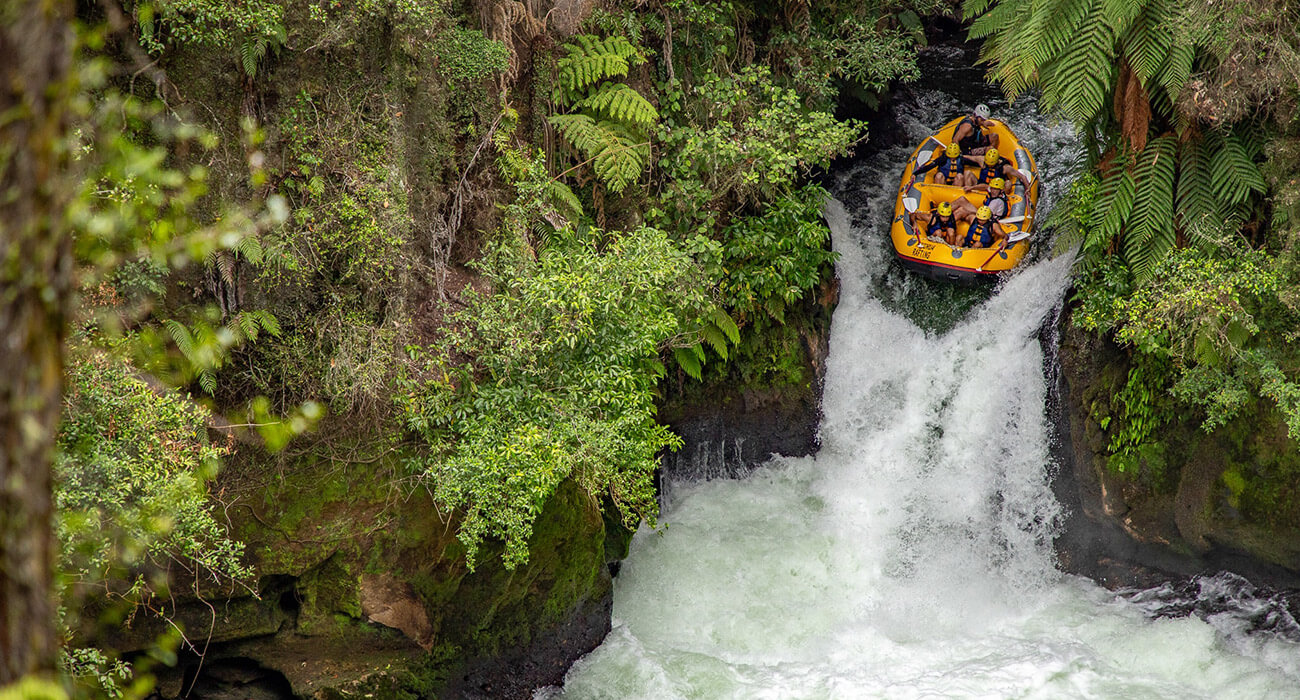 Kaituna Waterfall rafting on the Kaituna river