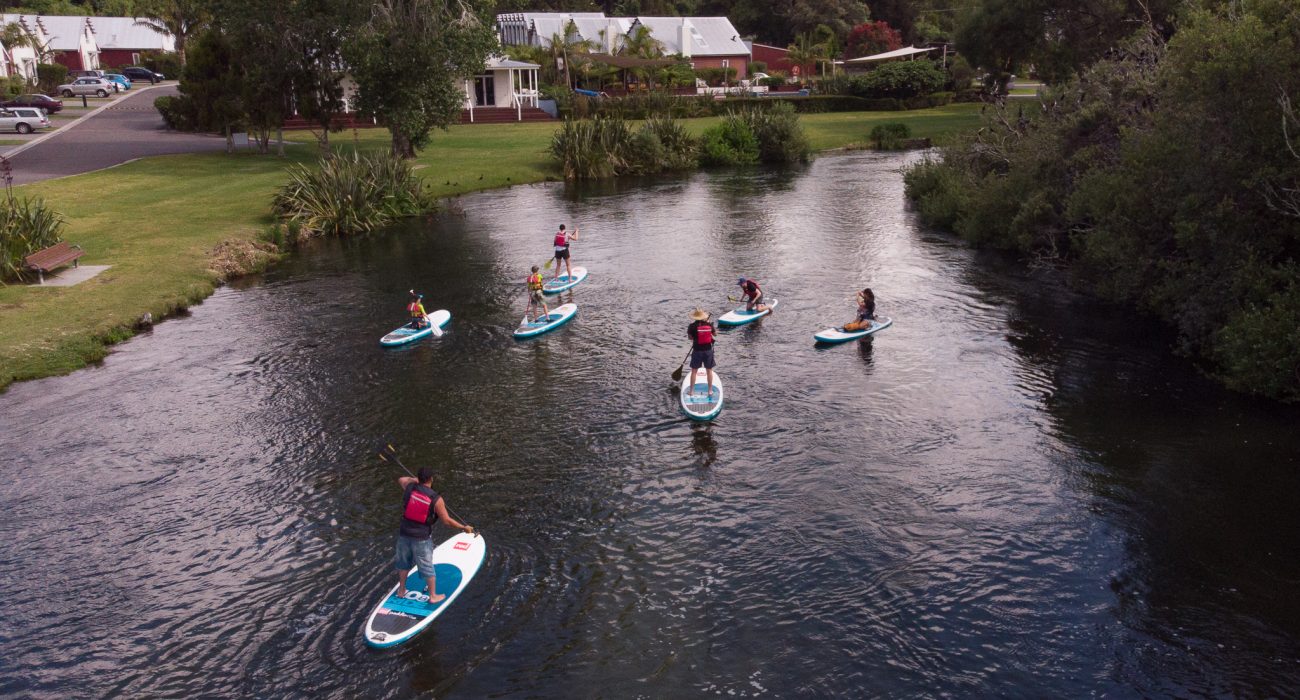 Stand Up Paddle boarding Ohau Channel Rotorua