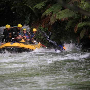 Rafting in Okere Falls New Zealand