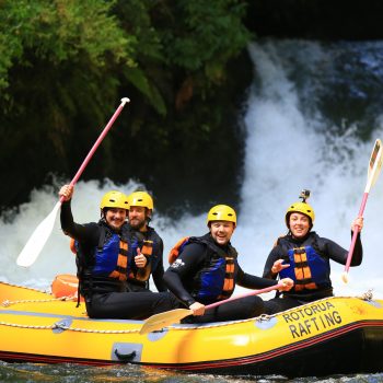 whitewater rafting in New Zealand