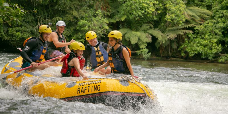 the BEST school holiday activity - Rotorua Rafting