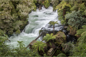 Zipline Over Waterfalls